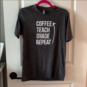 Gildan Pink and Gray Women's Short Sleeve Tees